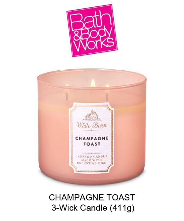 White Barn Champagne Toast 3-Wick Candle