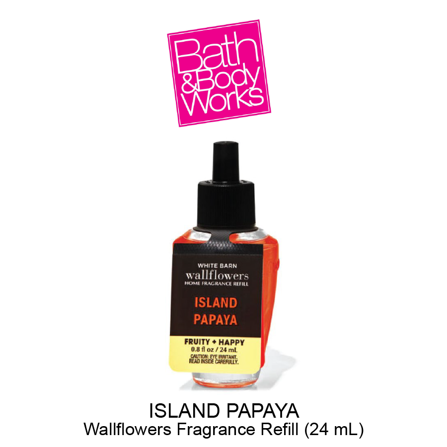 02. Wallflowers Fragrance Refill (24 mL)-01 Island Papaya Wallflowers Fragrance Refill - Image 1
