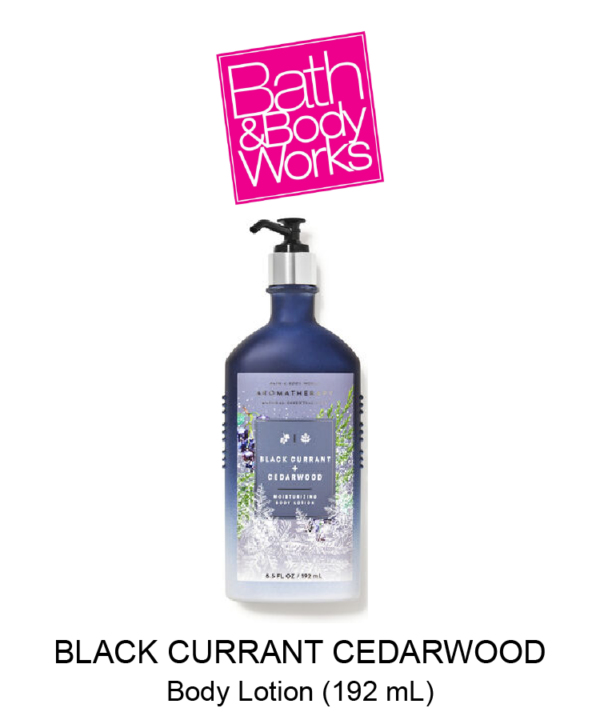 BLACK CURRANT CEDARWOOD Body Lotion