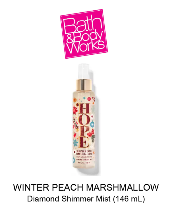 WINTER PEACH MARSHMALLOW - Diamond Shimmer BODY MIST