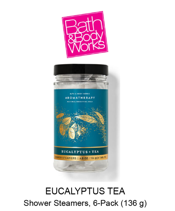 EUCALYPTUS TEA Shower Steamers, 6-Pack