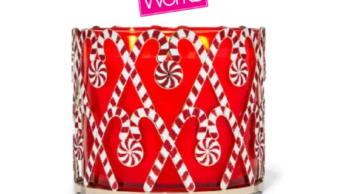 PEPPERMINT LANE 3-Wick Candle Holder