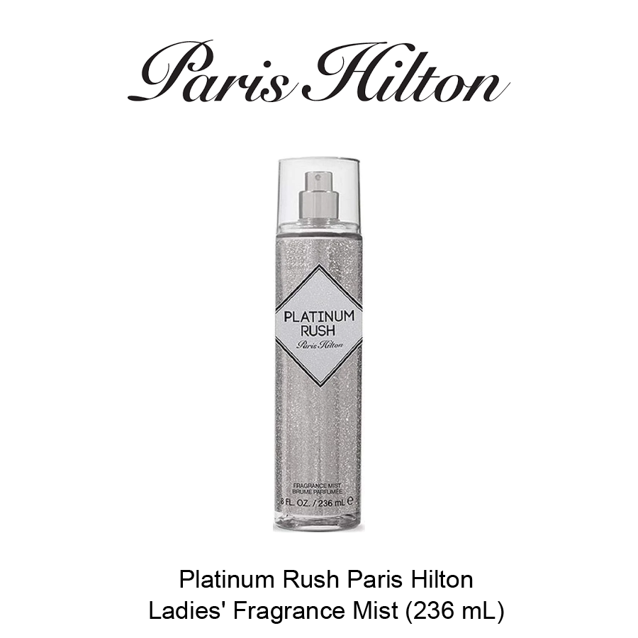 Fragrance Mist Nov-30-2022-02 Platinum Rush Paris Hilton Ladies Fragrance Mist - Image 1
