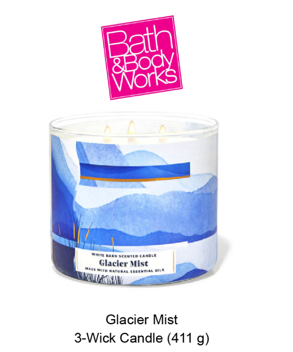 Glacier Mist 3-Wick Candle