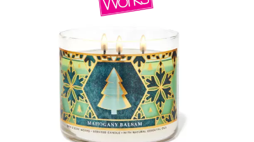 Mahogany Balsam 3-Wick Candle