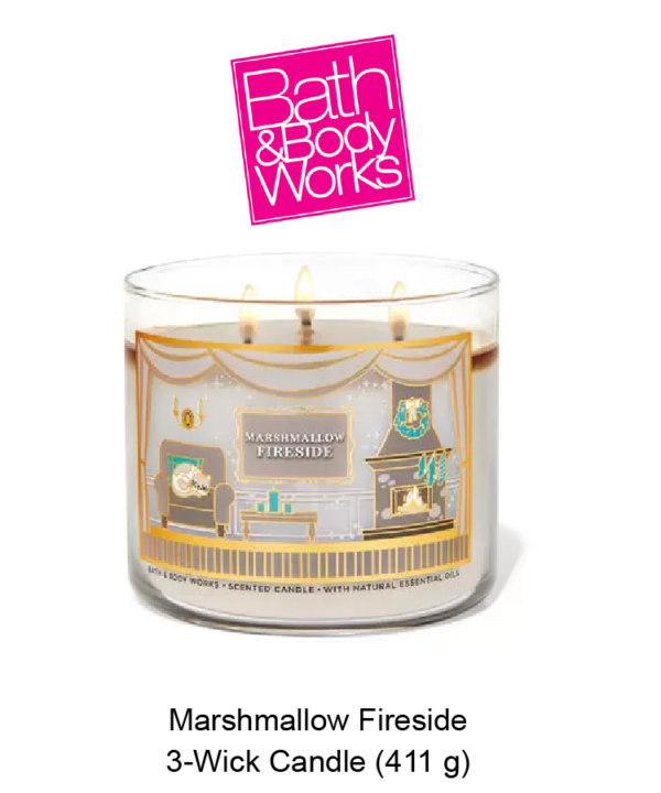 Marshmallow Fireside 3-Wick Candle