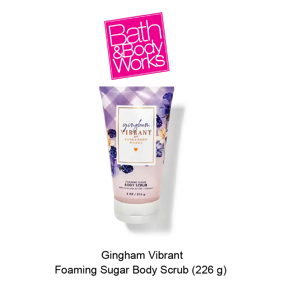 BB Foaming Sugar Body Scrub June-24-2023 Gingham Vibrant Foaming Sugar Body Scrub - Image 1
