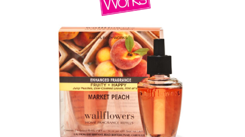 Market Peach Wallflowers Fragrance Refills, 2-Pack