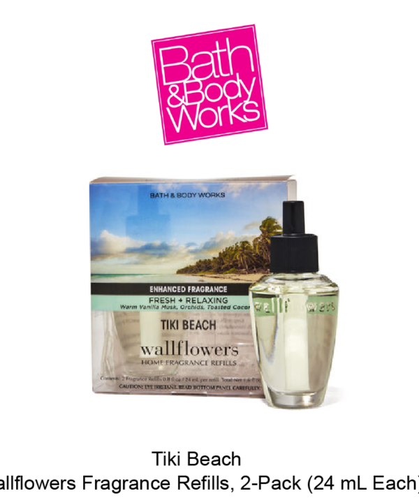Tiki Beach Wallflowers Fragrance Refills, 2-Pack