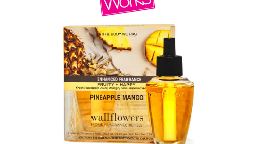 Pineapple Mango Wallflowers Fragrance Refills, 2-Pack