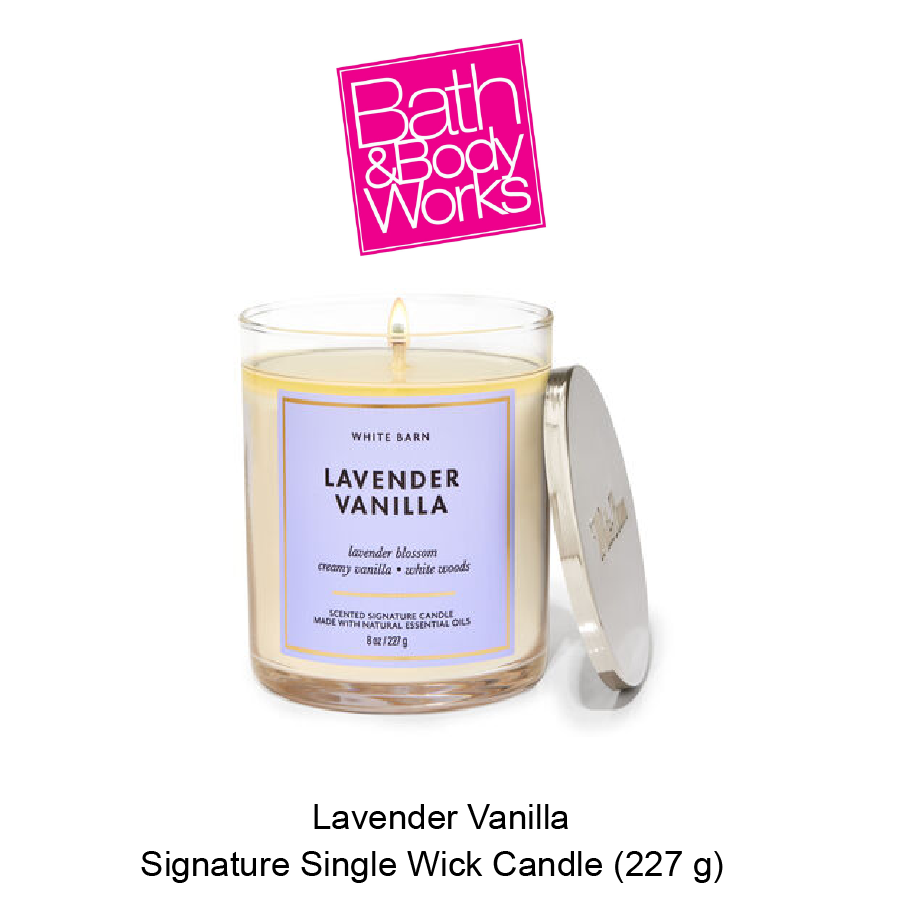 BB Signature Single Wick Candle Aug-31-2023-02 Lavender Vanilla Signature Single Wick Candle - Image 1
