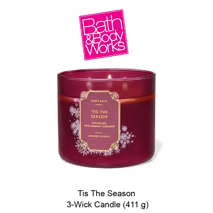 BB 3-Wick Candle Oct-12-2023-01 White Barn Tis The Season 3-Wick Candle - Image 1