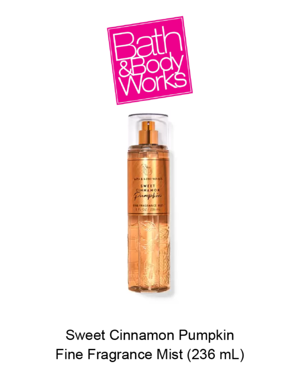 Sweet Cinnamon Pumpkin Fine Fragrance Mist