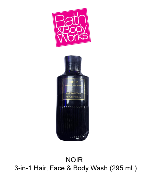 Mens NOIR 3-in-1 Hair, Face & Body Wash