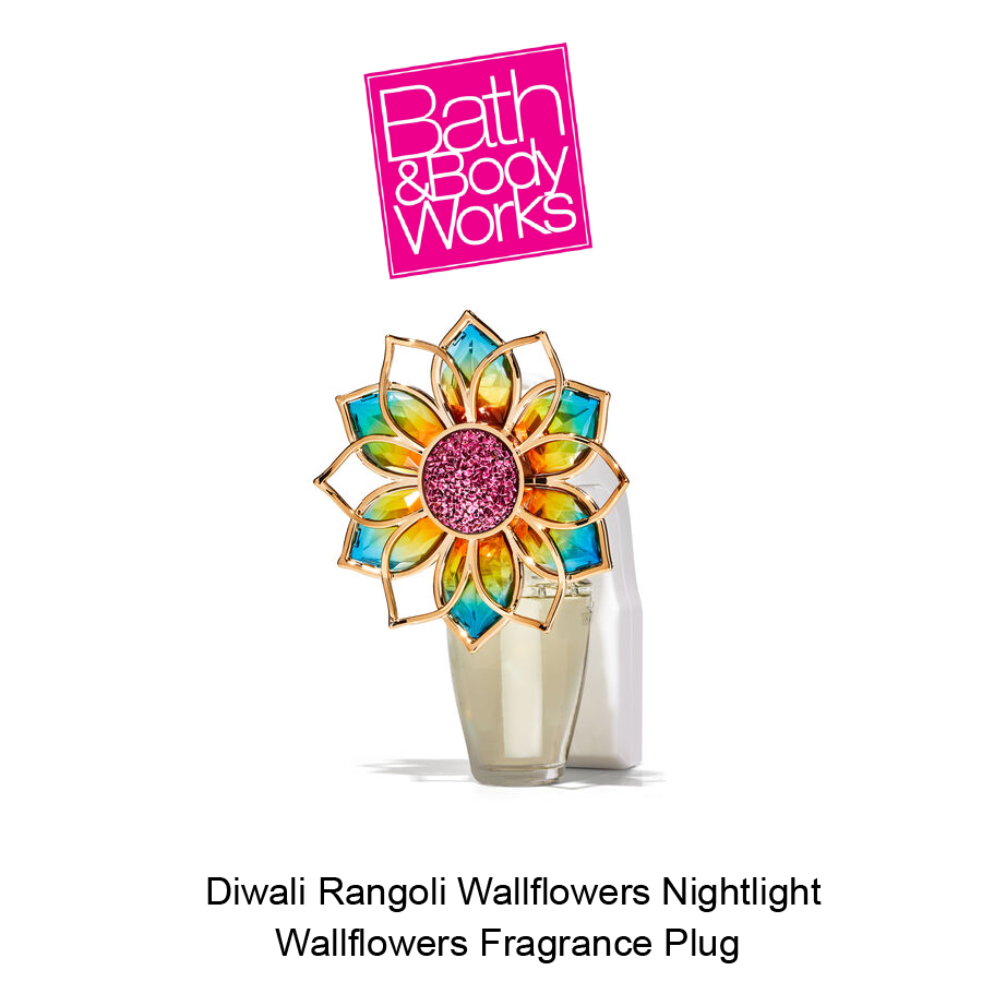 BB Wallflowers Fragrance Plug Oct-04-2023-01 Diwali Rangoli Wallflowers Nightlight Wallflowers Fragrance Plug - Image 1