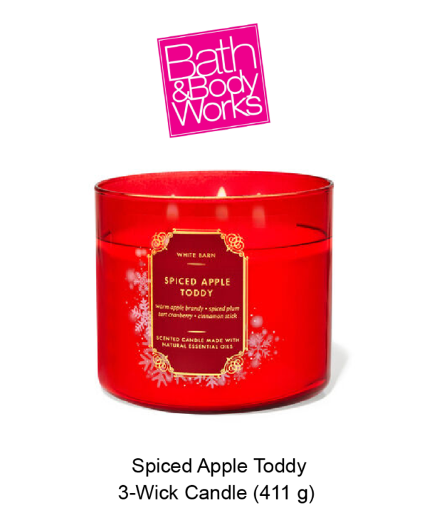 White Barn Spiced Apple Toddy 3-Wick Candle