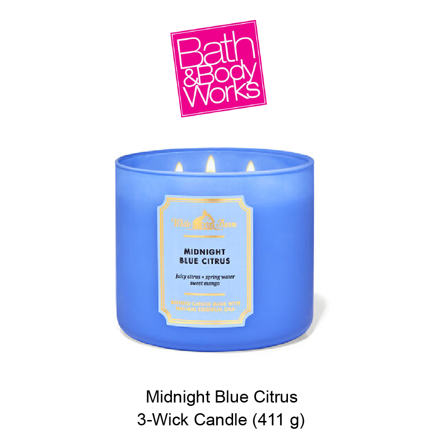 BB 3-Wick Candle Nov-25-2023-03 White Barn Midnight Blue Citrus 3-Wick Candle - Image 1