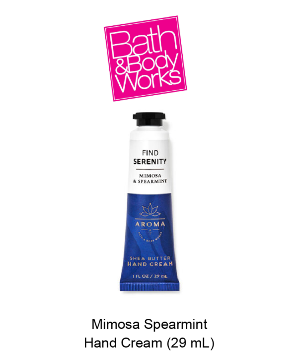 Aromatherapy Mimosa Spearmint Hand Cream