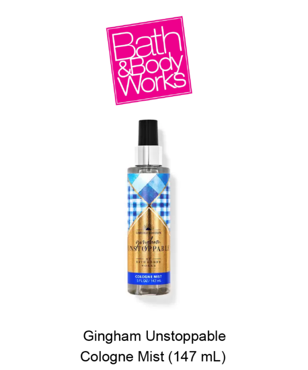 Signature Collection Gingham Unstoppable Cologne Mist