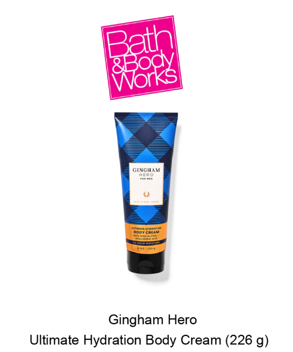 Mens Gingham Hero Ultimate Hydration Body Cream