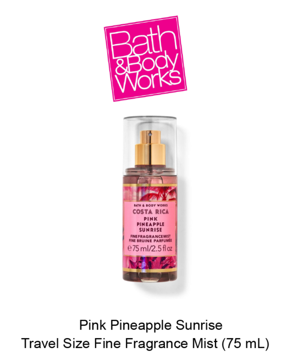 Pink Pineapple Sunrise Travel Size Fine Fragrance Mist