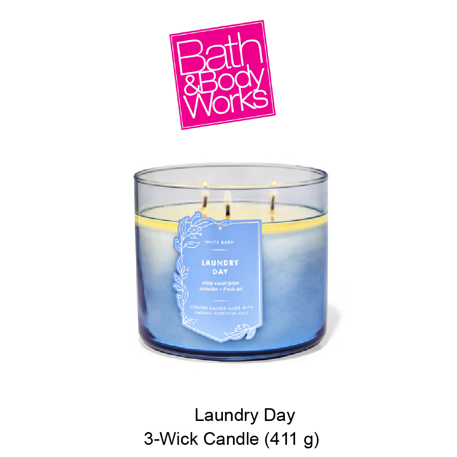 BB 3-Wick Candle Aug-15-2024-01 Laundry Day 3-Wick Candle - Image 1