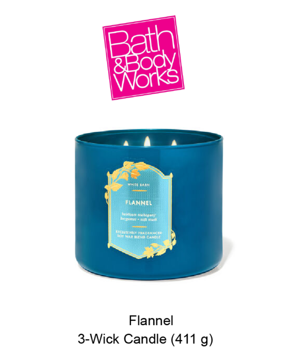 Flannel 3-Wick Candle