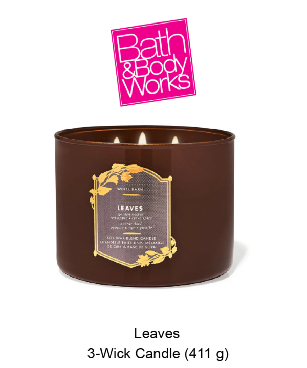 Leaves 3-Wick Candle