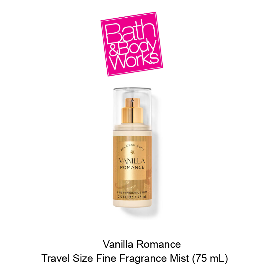 BB Travel Size Fine Fragrance Mist Aug-15-2024-02 Vanilla Romance Travel Size Fine Fragrance Mist - Image 1