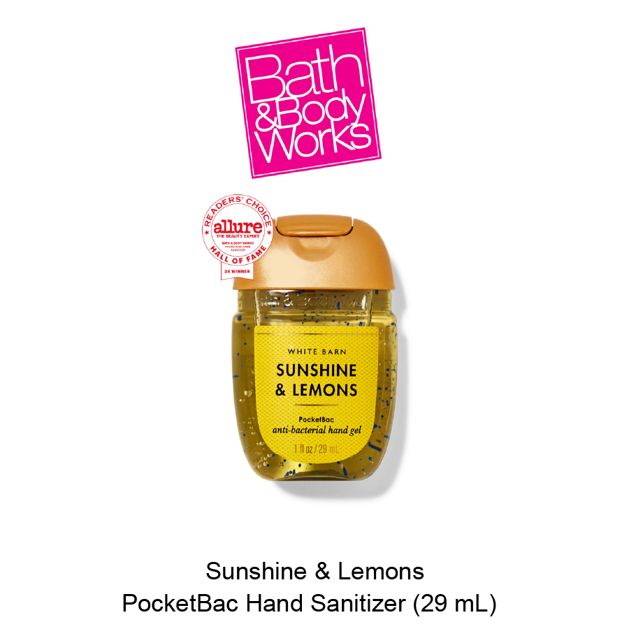 BB PocketBac Hand Sanitizer Sept-23-2024-04 White Barn Sunshine & Lemons PocketBac Hand Sanitizer - Image 1