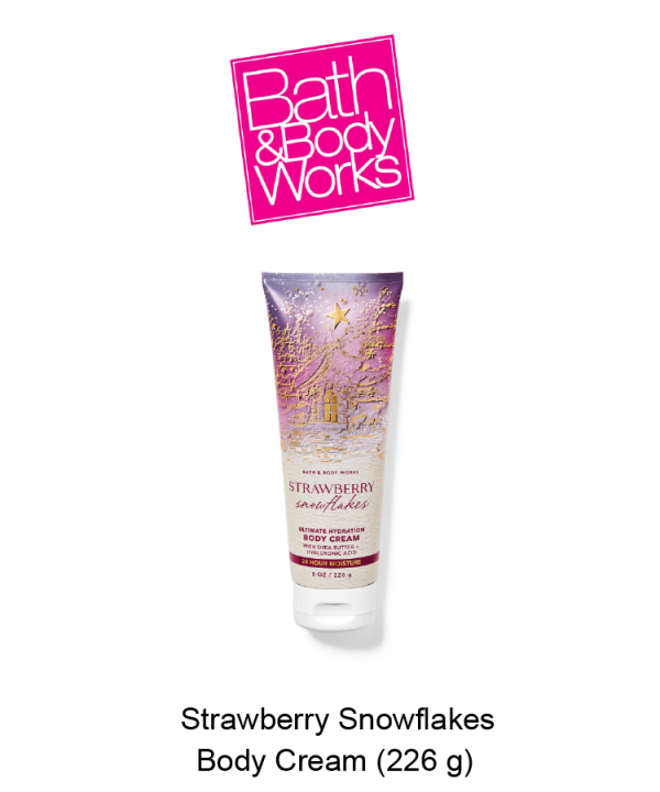 Strawberry Snowflakes Body Cream
