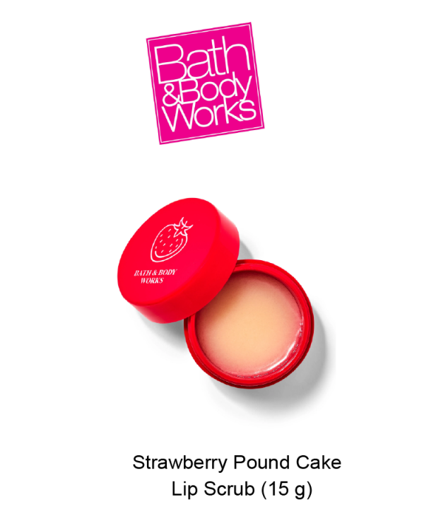 Strawberry Pound Cake Lip Scrub