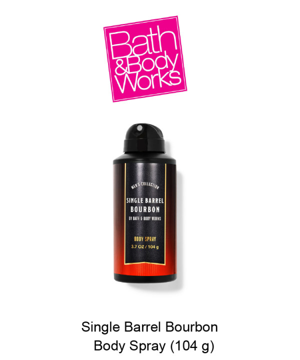 Mens Single Barrel Bourbon Body Spray