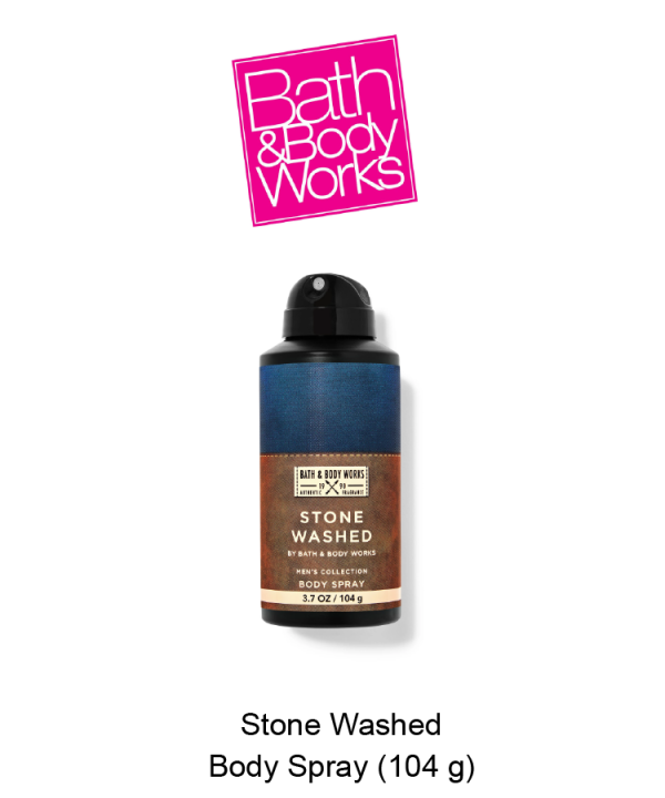 Mens Stone Washed Body Spray