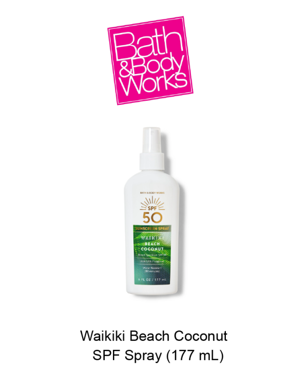 Waikiki Beach Coconut SPF Spray