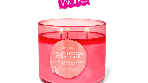 White Barn Cherry Blossom Pound Cake 3-Wick Candle
