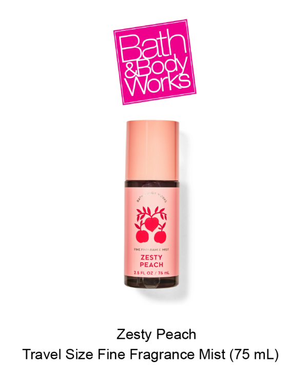 Zesty Peach Travel Size Fine Fragrance Mist
