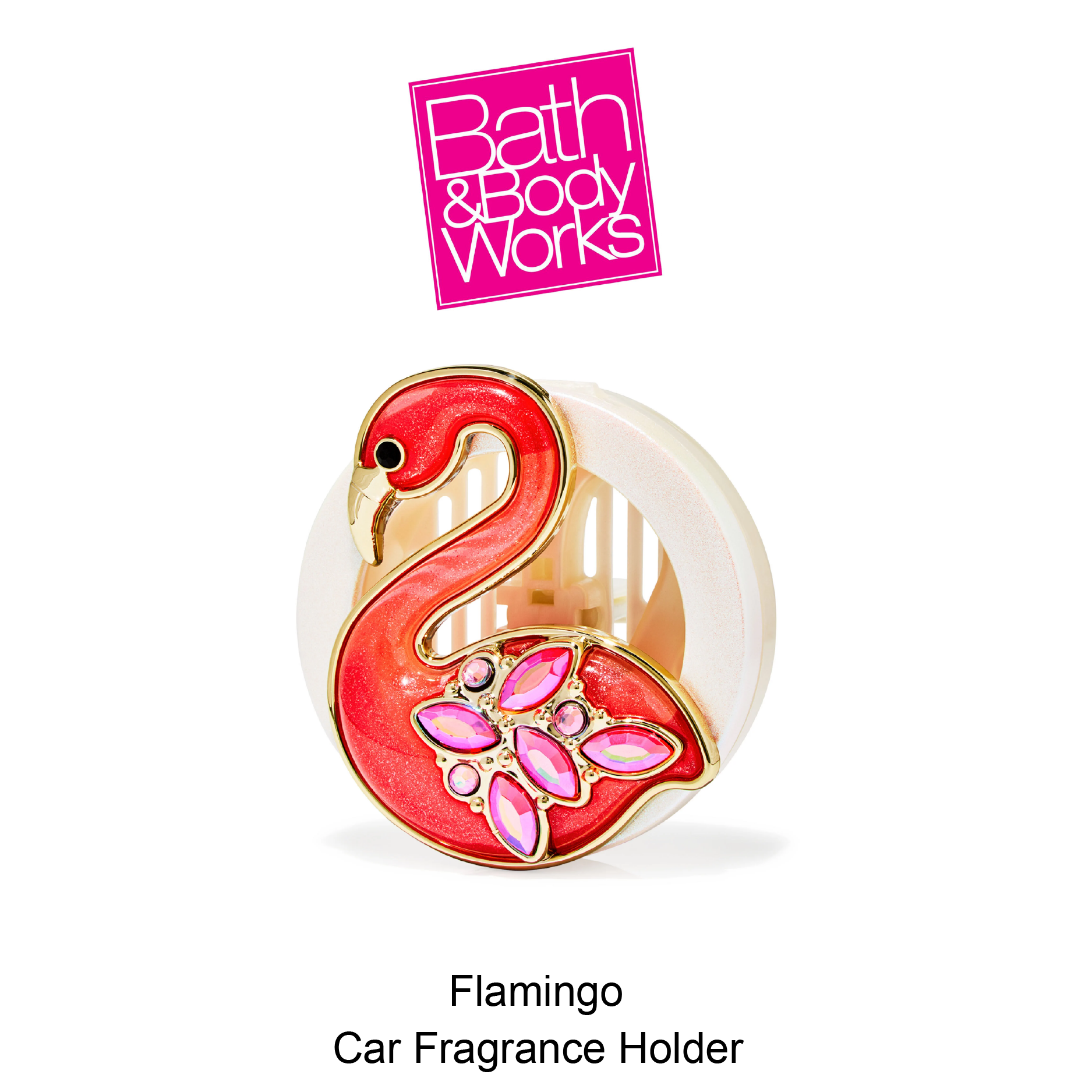 BB Car Fragrance Holder May-13-2025-02 Flamingo Car Fragrance Holder - Image 1