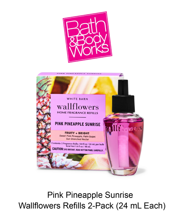 Pink Pineapple Sunrise Wallflowers Refills 2-Pack
