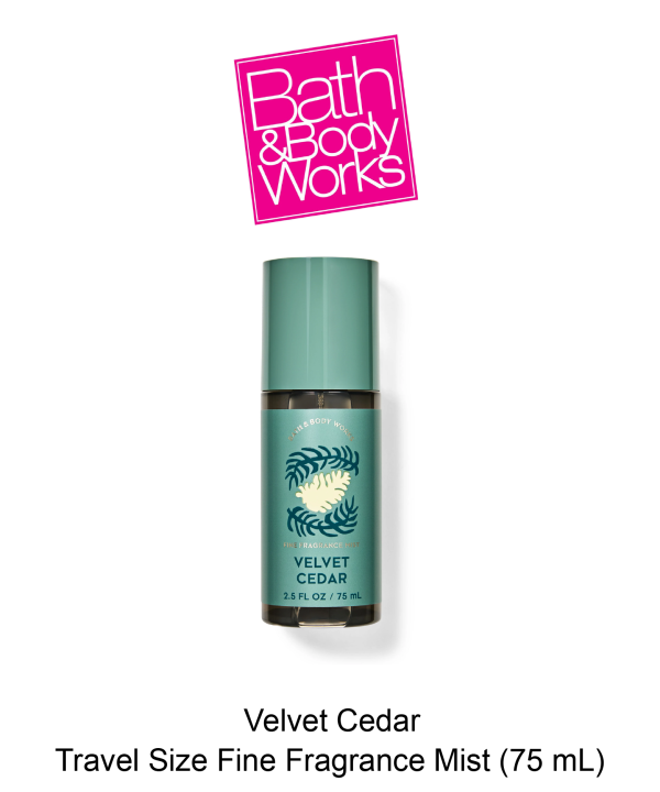 Velvet Cedar Travel Size Fine Fragrance Mist