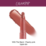 With the band Lippie Stix Comfy Creamy Lipstick