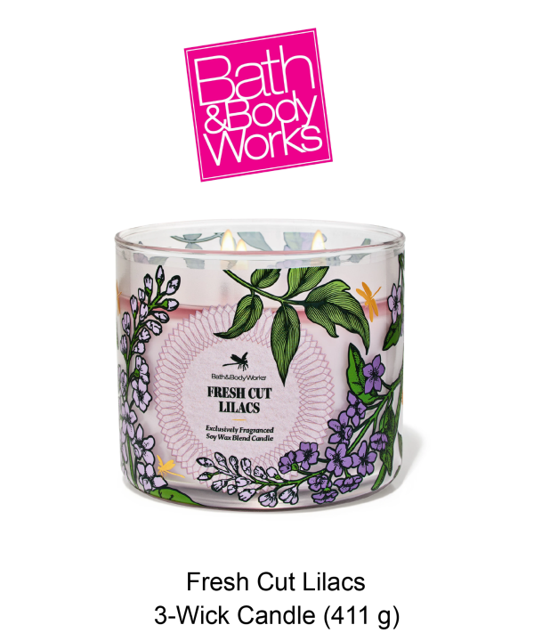 Fresh Cut Lilacs 3-Wick Candle