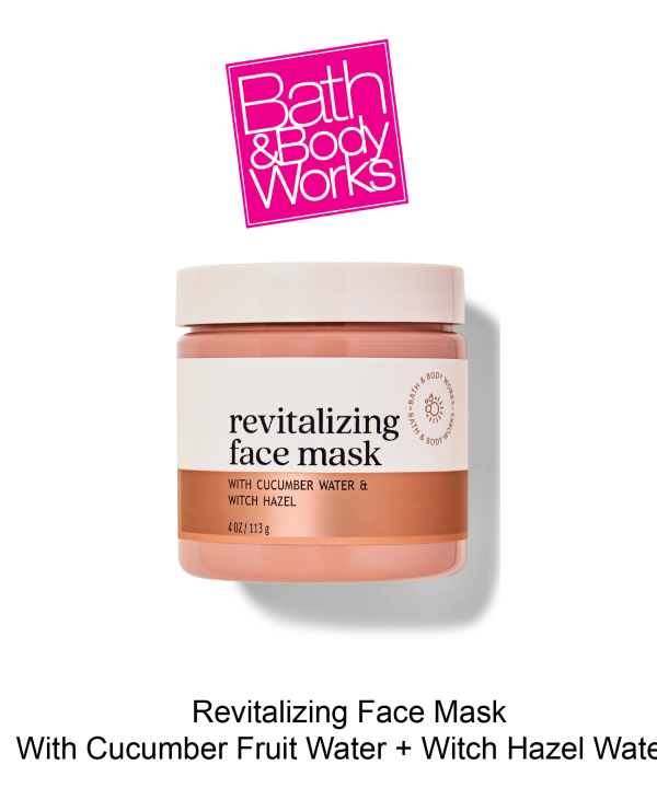 Revitalizing Face Mask With Cucumber Fruit Water + Witch Hazel Water