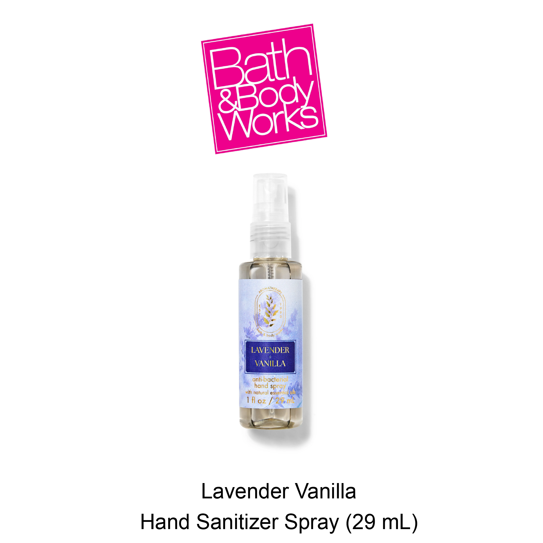 BB Hand Sanitizer Spray July-25-2025-01 Aromatherapy Lavender Vanilla Hand Sanitizer Spray - Image 1