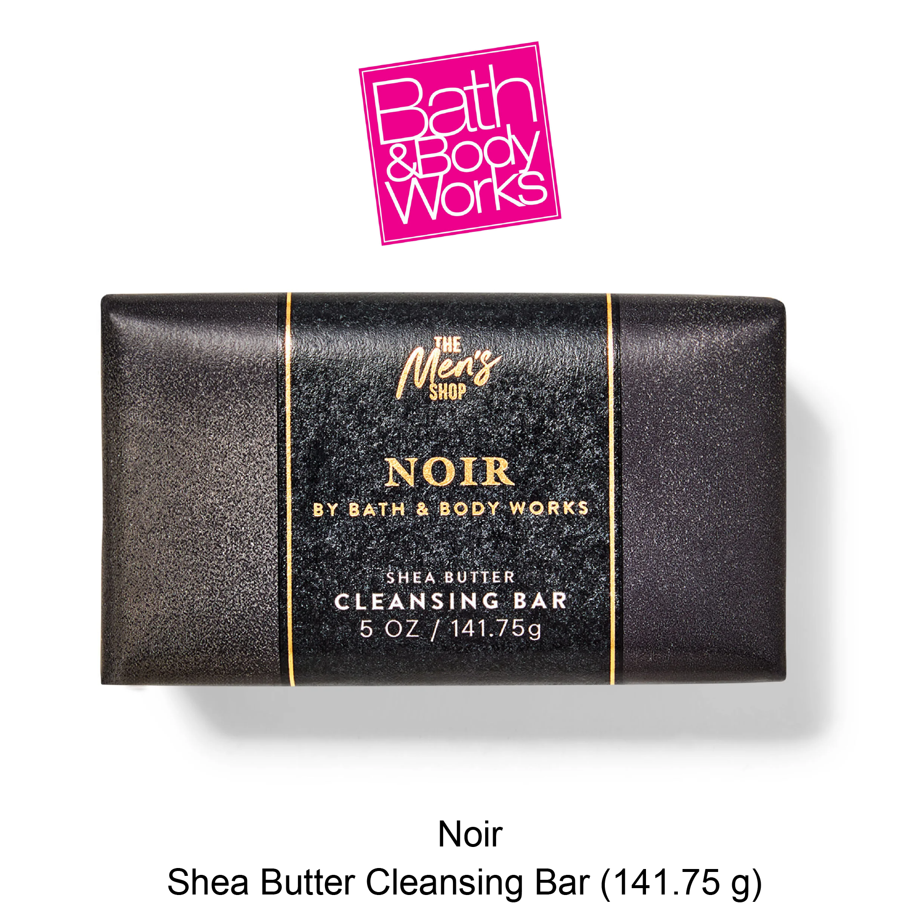 BB Mens Shea Butter Cleansing Bar Aug-05-2025-03 Men's Noir Shea Butter Cleansing Bar - Image 1