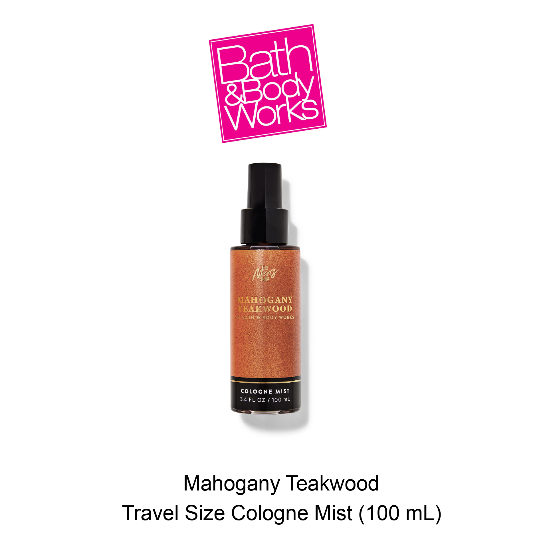 BB Mens Travel Size Cologne Mist Aug-05-2025-03 Men's Mahogany Teakwood Travel Size Cologne Mist - Image 1