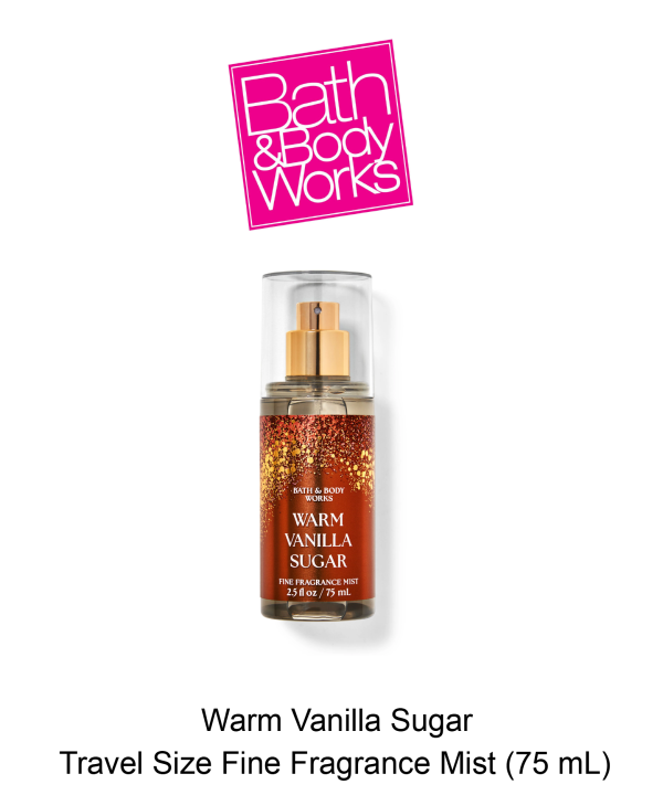 Warm Vanilla Sugar Travel Size Fine Fragrance Mist