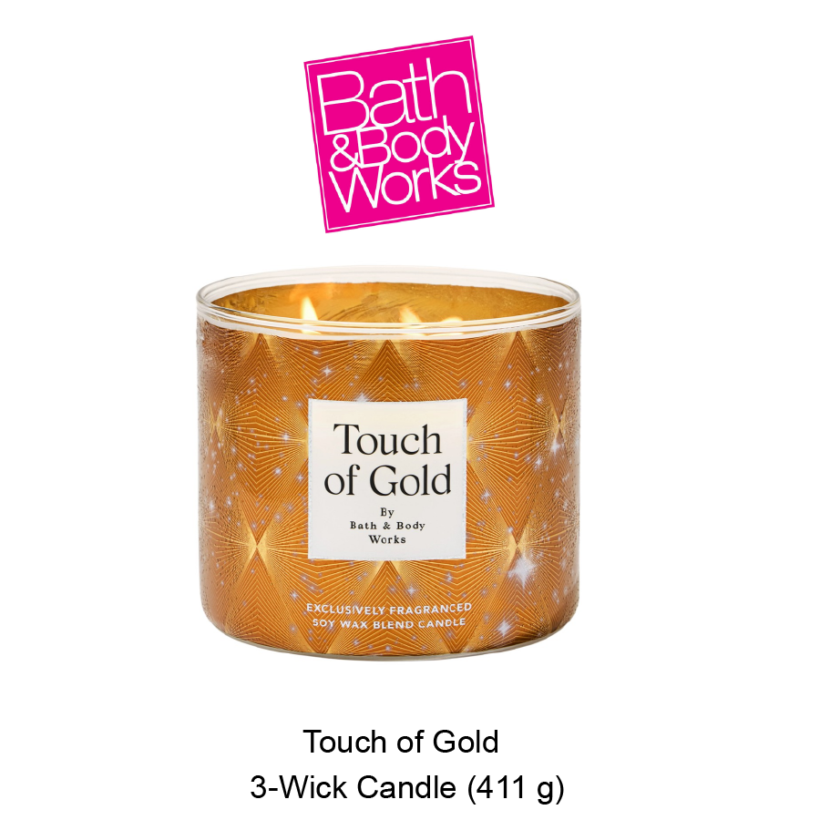 BB 3-Wick Candle Sept-29-2025-01 Touch of Gold 3-Wick Candle - Image 1