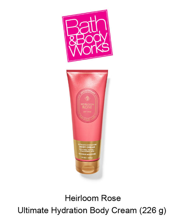 Aromatherapy Heirloom Rose Ultimate Hydration Body Cream