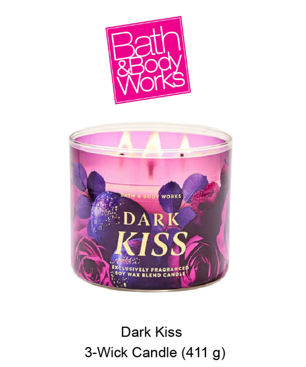 Dark Kiss 3-Wick Candle
